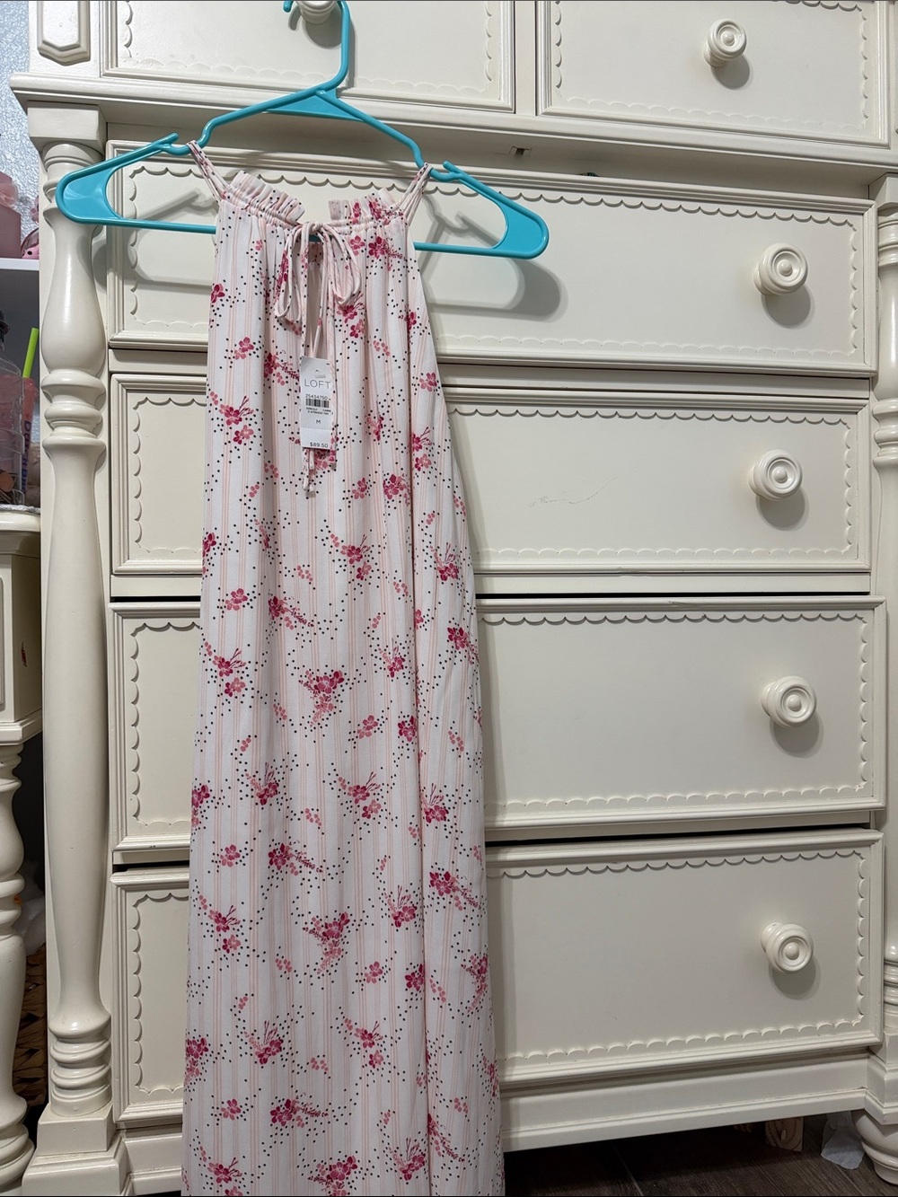 Loft floral swing dress